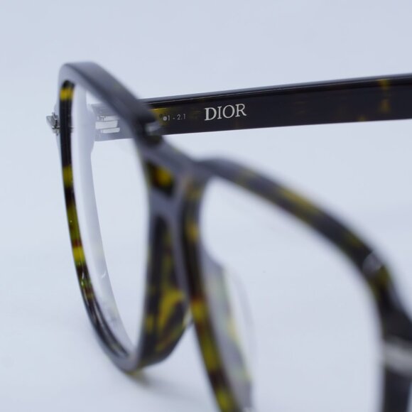 Dior DIORBLACKSUITO AI 2000 Eyeglasses Havana 57mm Aviator Frame - Picture 8 of 10